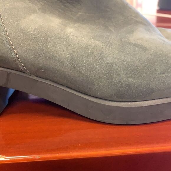 Easy Spirit EDouglas Gray Soft Leather Ankle Boots sz 9 - Picture 6 of 6